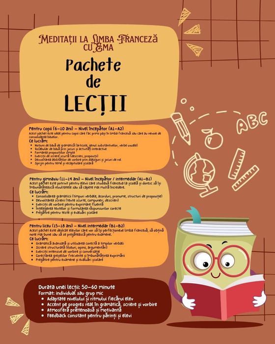Ofer meditații la limba franceză