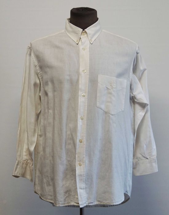 Camasa  vintage Moschino Jeans alba marimea L/XL