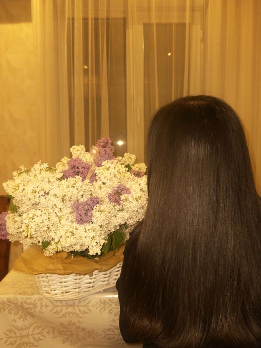 Сирень в корзине