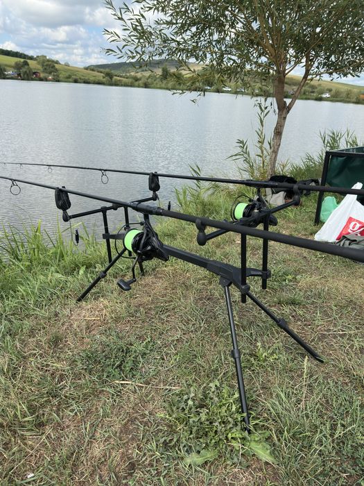 Lansete Fox Eos Pro 3.90m 3.5lb + Tazura mx 14000 magnesium