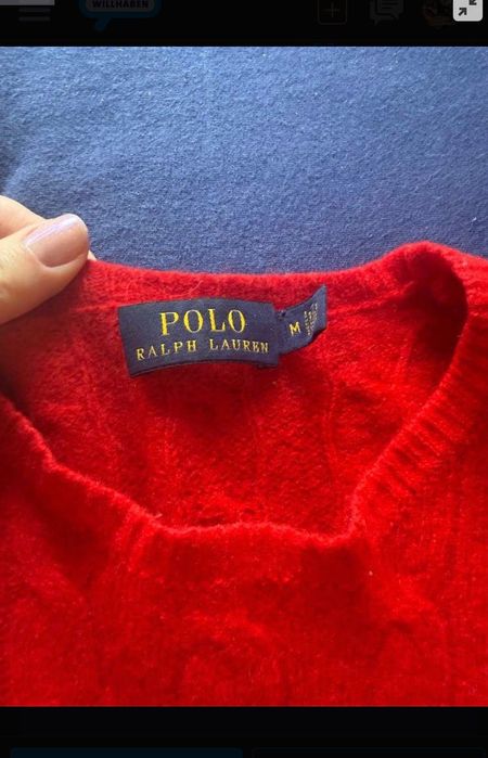 Pulovar lana si casmir Ralph Lauren