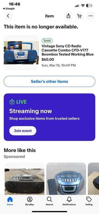 Sony CFD-V177L CD Radio Cassette-Corder