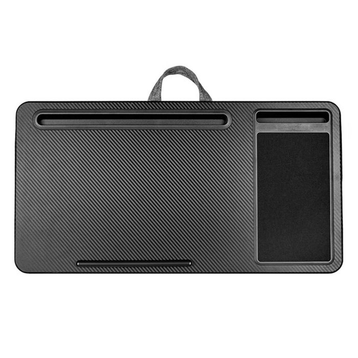 Stand Laptop cu Suport Tableta si Telefon Incorporat, Portabil