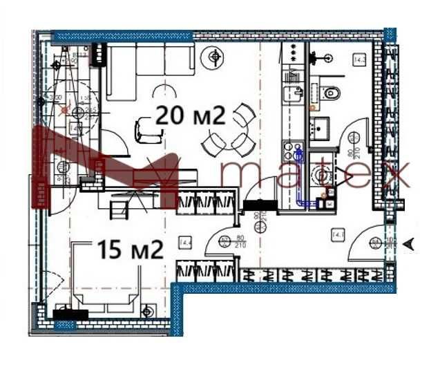 Продава се Двустаен апартамент в Варна, Изгрев - 73 кв.м за 1507 €/кв.м - Снимка #1