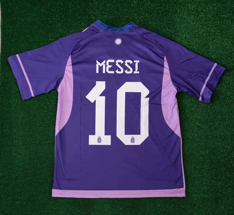 Мъжка футболна фланелка Аржентина Меси adidas 3 звезди