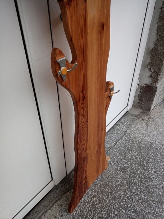 ПРОМО ЦЕНА Дървена Закачалка (Ябълково Дърво) Ръчна Изработка