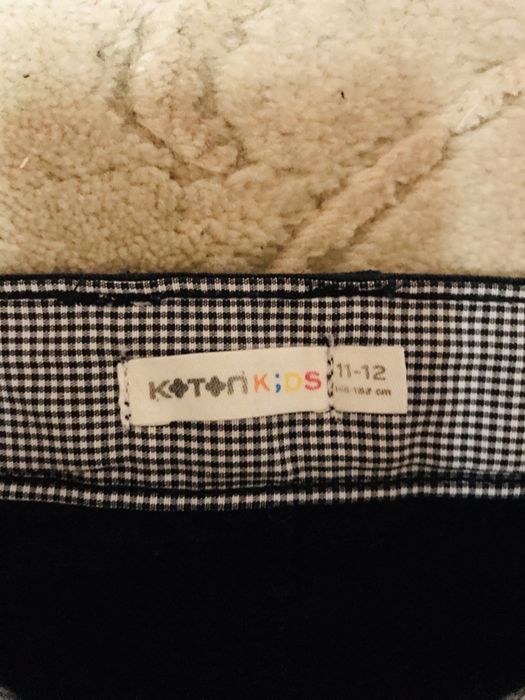 Однотонные чёрные джинсы на мальчика