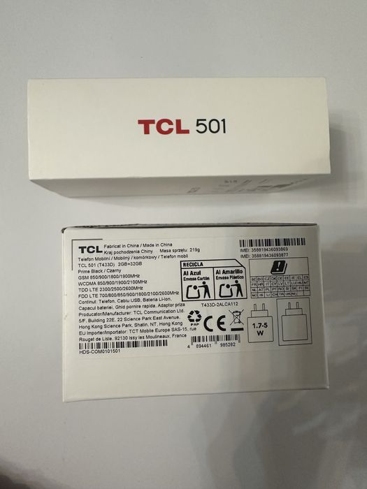Telefon Smart TCL 501, Neverlock, Nou, Sigilat