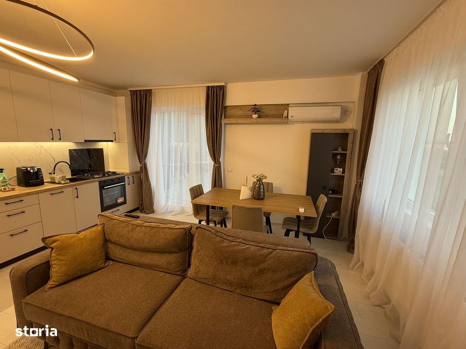 Inchiriez penthouse 3 camere mobilat full premium, 90mp, terasa pano