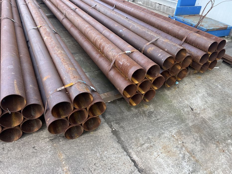 Vand teava metalica trasa si sudata elicoidal tevi trase si sudate noi