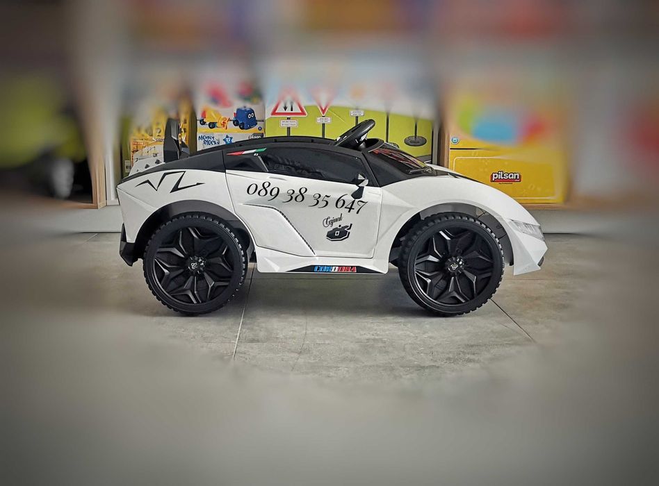 ТОП ЦЕНАНОВО!Акумулаторна кола CORDOBA WHITE с 12V батерия,Bluetooth