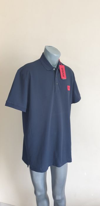 Hugo Boss HUGO Dareso222 Pique Cotton Slim Fit 2XL НОВО ОРИГИНАЛ Мъжка
