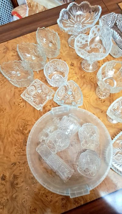 Стеклянный сервиз (винтаж)