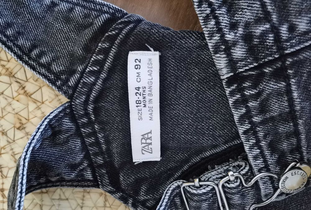 Детски дънков гащеризон Zara