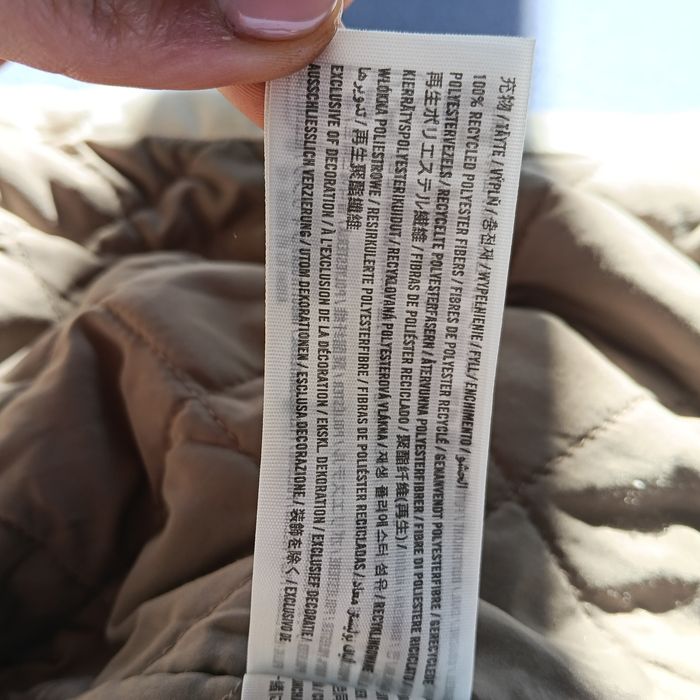 Jachetă originală Abercrombie & Fitch mărimea XS – Stil Bomber Bej cu guler raiat