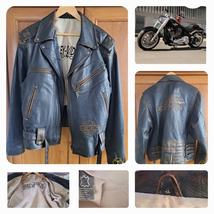 Мъжко кожено яке HARLEY DAVIDSON размер XL