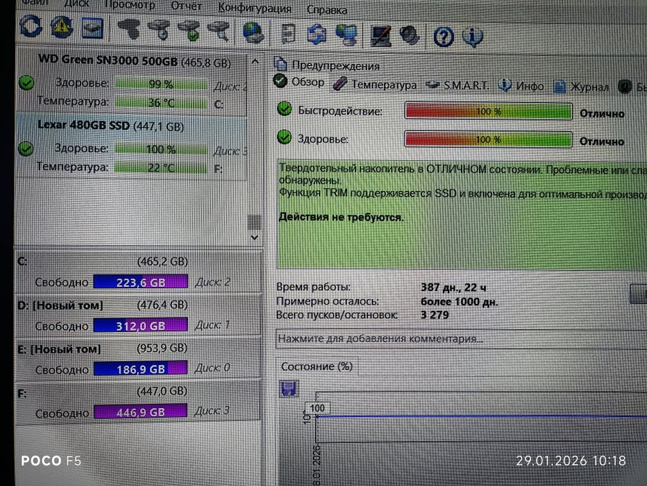 Внешний SSD 480gb Lexar