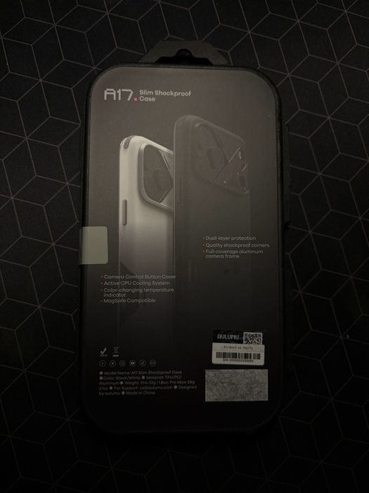 Titlu: Husă MagSafe aulumu pentru iPhone 17 Pro (Răcire & Aluminiu)