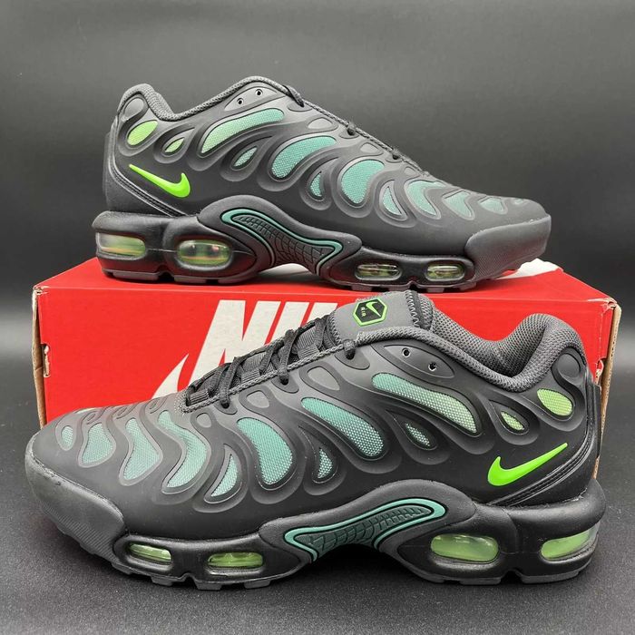 Обувки Nike / Air Max Plus / TN "Drift Black And Green" + КУТИЯ