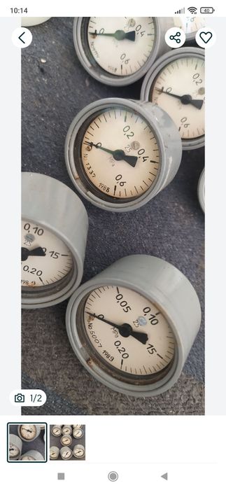 Советские манометры