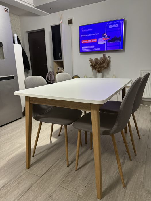 Set dining masa cu 4 scaune