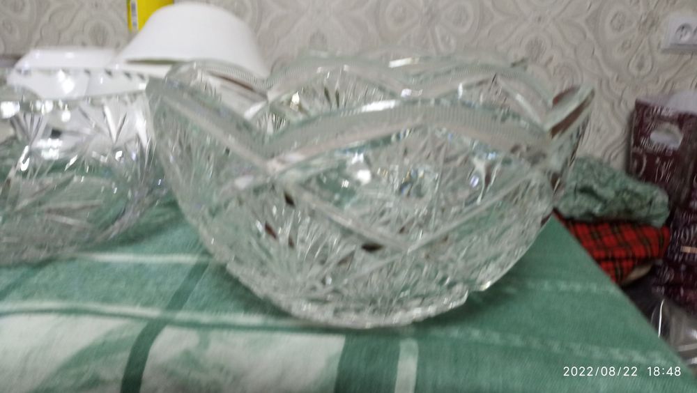 Вазы хрустальные времени СССР