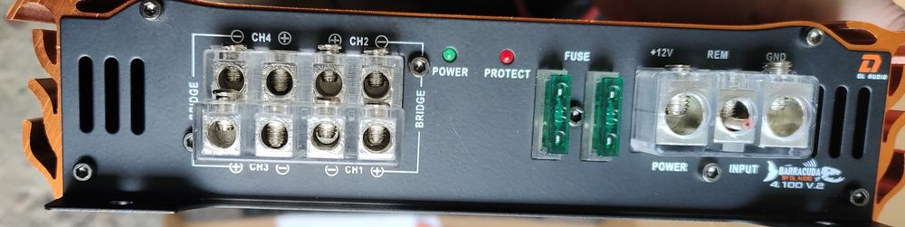 DL audio 4×100w усилитель