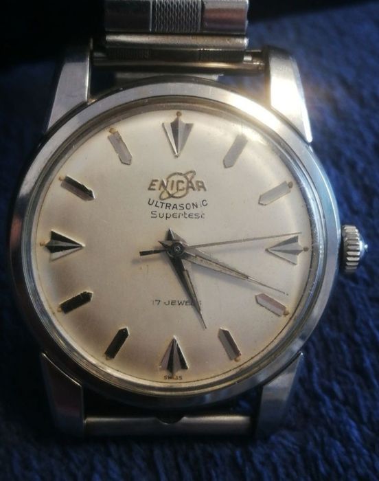 Ceas Bărbătesc Diver-Sub ENICAR Seapearl Ultrasonic Supertest EPSA