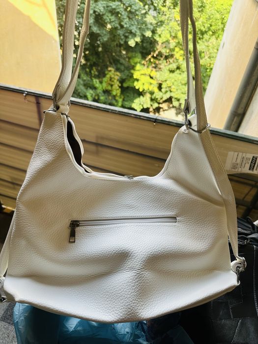 Set Geanta / Rucsac de dama,piele moale ecologic,noi