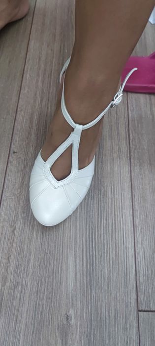 Pantofi piele, toc 10 cm, nr.35