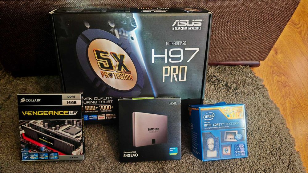Asus H97-PRO + Intel Core i7-4790 + 256GB SSD + 16GB РАМ DDR3