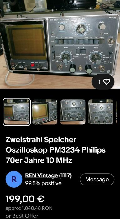 Osciloscop analogic Philips PM3232