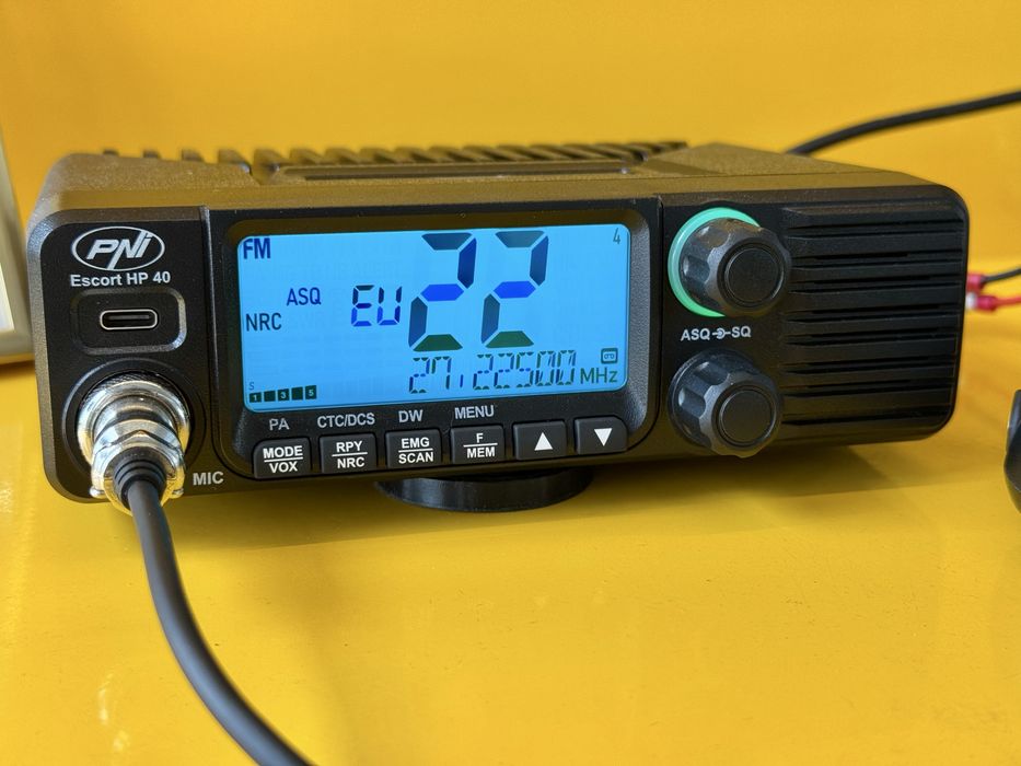 Statie radio CB profesionala PNI HP40 format 1DIN 12-24V NRC