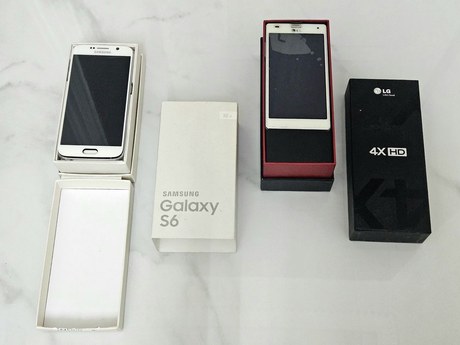 Отдам даром технохлам Samsung S6 32gb, LG 4X HD