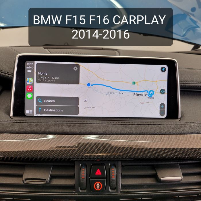 CarPlay Android Auto BMW F01 F10 F15 F25 F30 G30 E60 E70 E90 X3 X5 X6