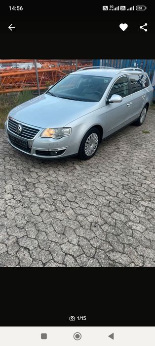 Dezmembrez Volkswagen Passat B6 2.0 tdi 125 kw 170 cp BMR arginti LA7W
