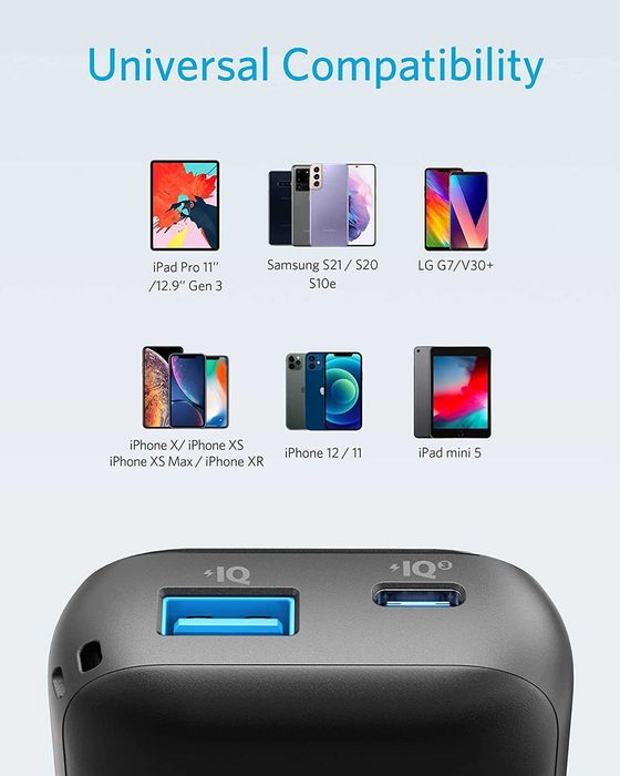 Anker PowerCore 10000 Redux[Upgraded]-USB-C батерия