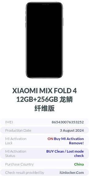 Vând Xiaomi mix fold 4