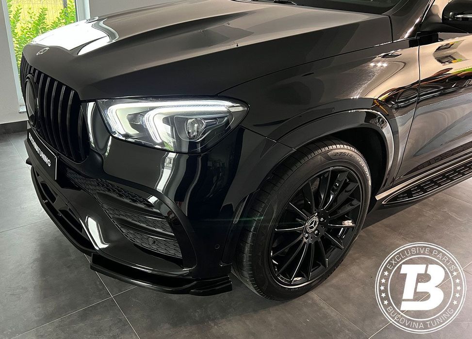 Praguri Aluminiu compatibile cu Mercedes GLE SUV W167 V167 Black