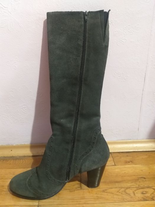 Ботуши-естествен велур