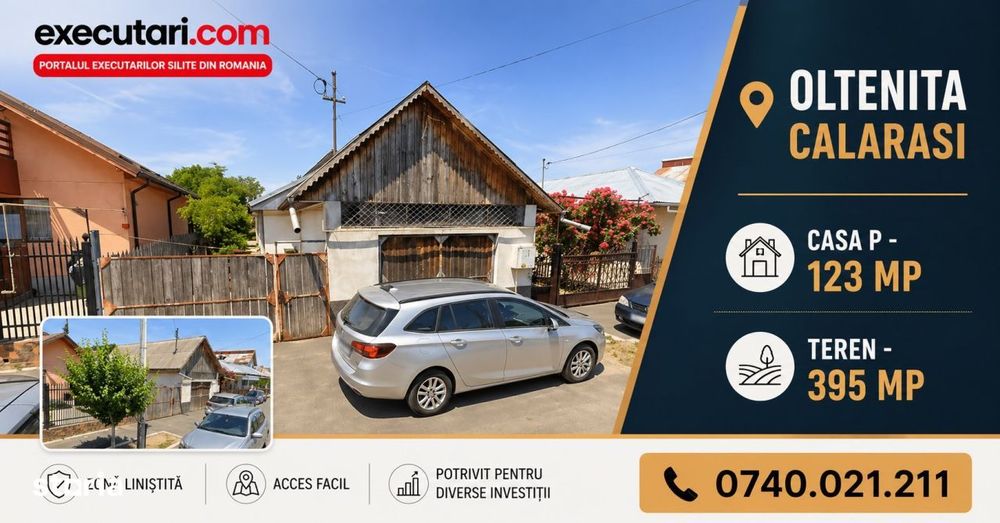 Casa P - 123 mp + Teren - 395 mp, Oltenita
