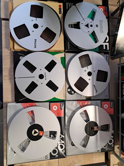 Set role magnetofon 18 cm metal