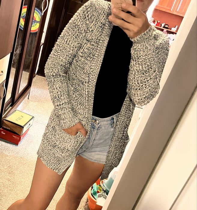 Cardigan lung de dama