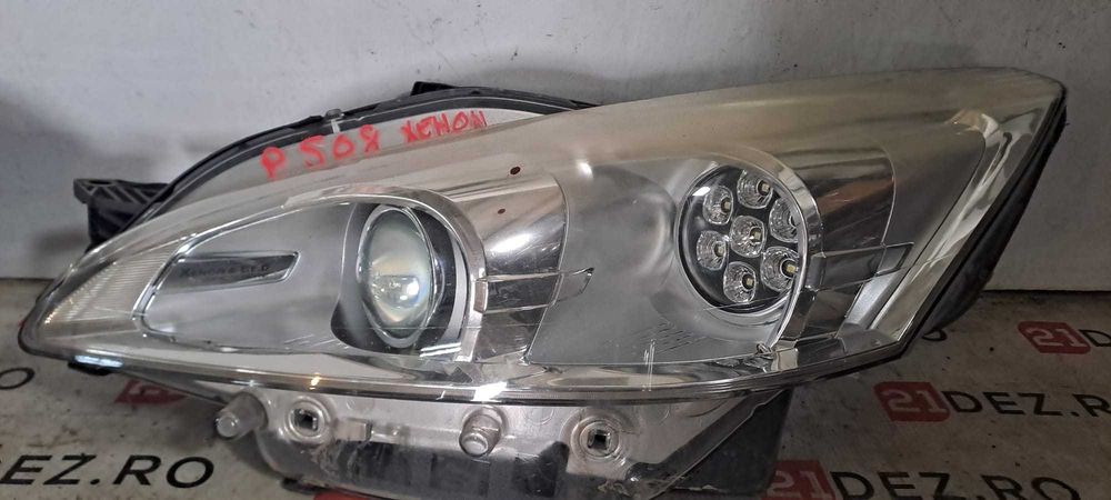 Faruri complete / Far stanga si Far dreapta pentru Peugeot 508 Xenon si LED anul 2014 , pretul afisat este per bucata
