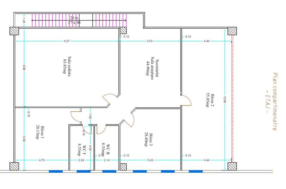 vand hala industriala de productie maracineni constructie din beton