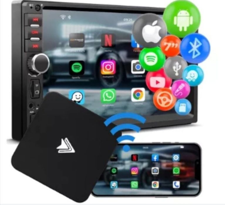 Android Auto Car AI Box,Bluetooth 5.0,Wi Fi