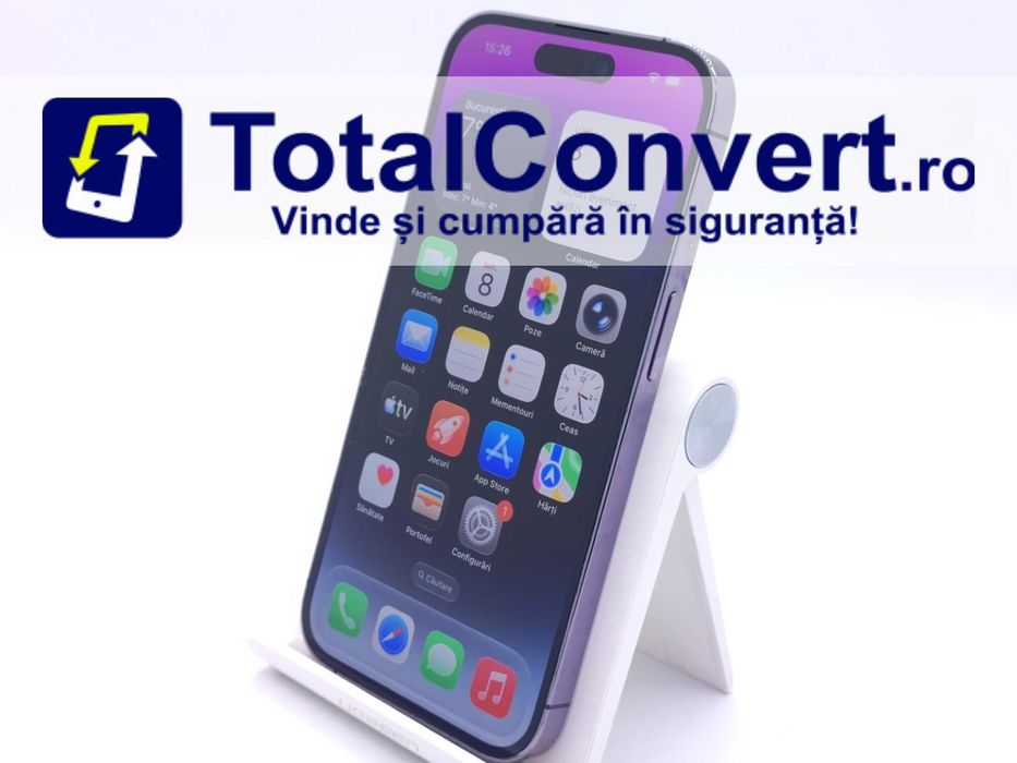 Apple iPhone 14 Pro 256GB Space Black 6GB, Garantie 24 luni | #D89210