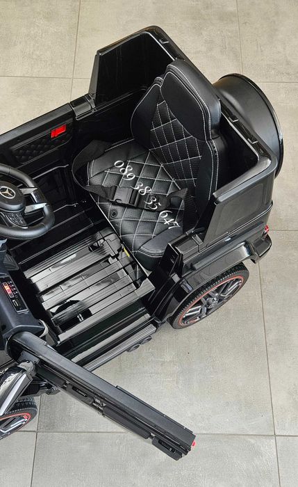 НОВО!Акумулаторен джип Mercedes G63 AMG с 12V батерия,МЕКИ ГУМИ,USB