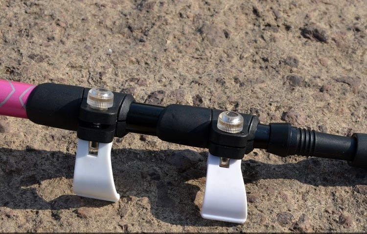 Exponent надежные трекинговые палочки на клипсах (внешний зажим). 
Р