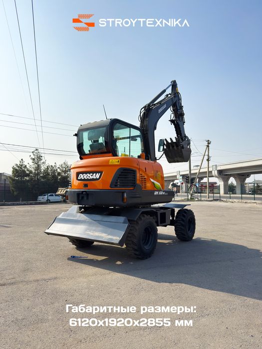 Korea ekskavatori Doosan DX60W sotuvda tayyor 2026
